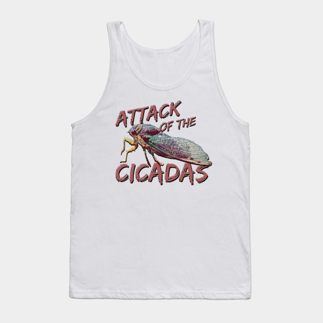 Attack of the Cicadas Tank Top by karutees